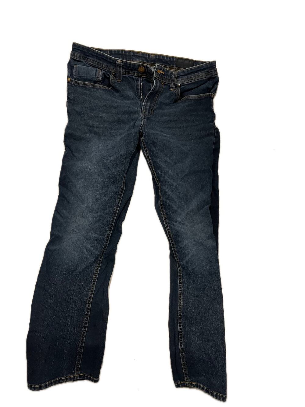 Buffalo David Bitton Slim Straight Blue Jeans Mens 32x32